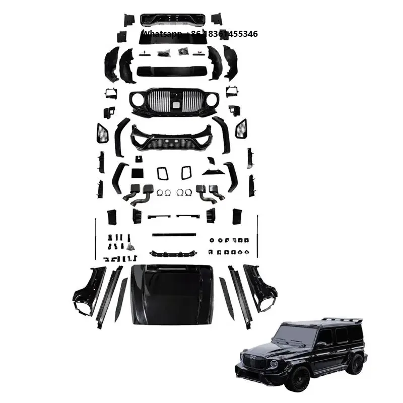 

For G Class Modification Car Body Kit Auto Parts Body Kit Front Bumper Lip