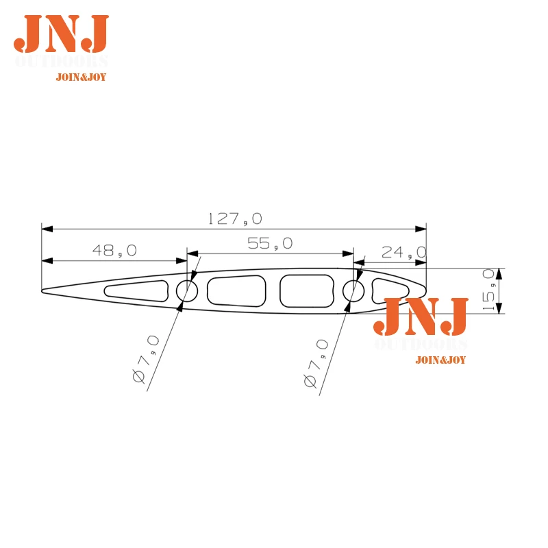 Aluminum Hollow Mast for Hydrofoil