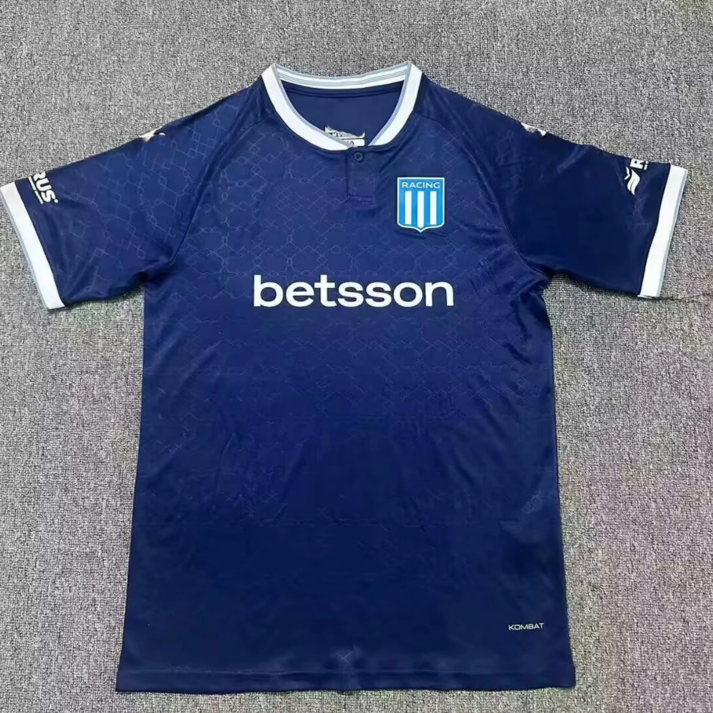 قميص نادي السباق الرسمي للمنزل والخارج، مقاس كبير، بأكمام قصيرة، مصنوع من ألياف البوليستر بتقنية امتصاص الرطوبة للمشجعين والل... #1