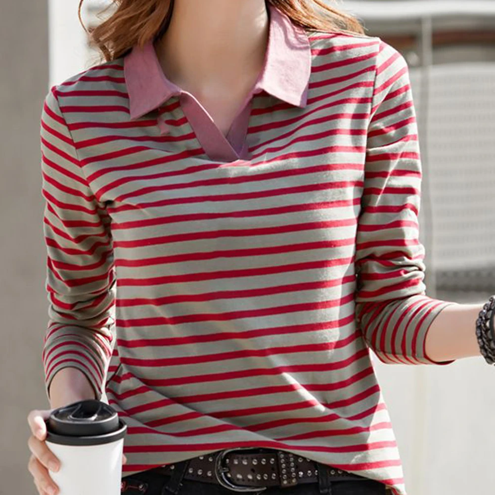 

For Club For Daily Wear Casual Women's Shirt Long Sleeve T Shirt Casual Solid Color Blouse Applicable For Female
