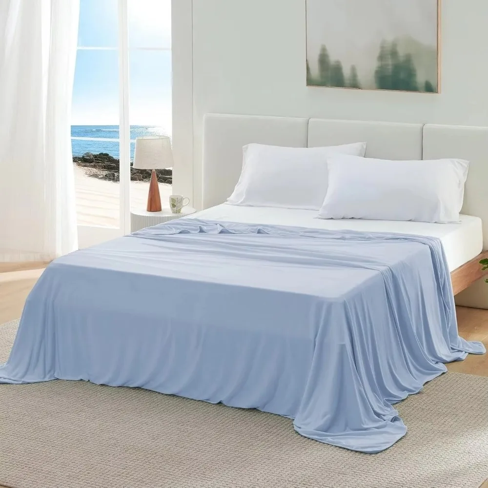 Ice Silk Material Summer Bed Blanket Light And Thin Breathable Design Cooling Blanket Skin-friendly Fabric Cooling Technology