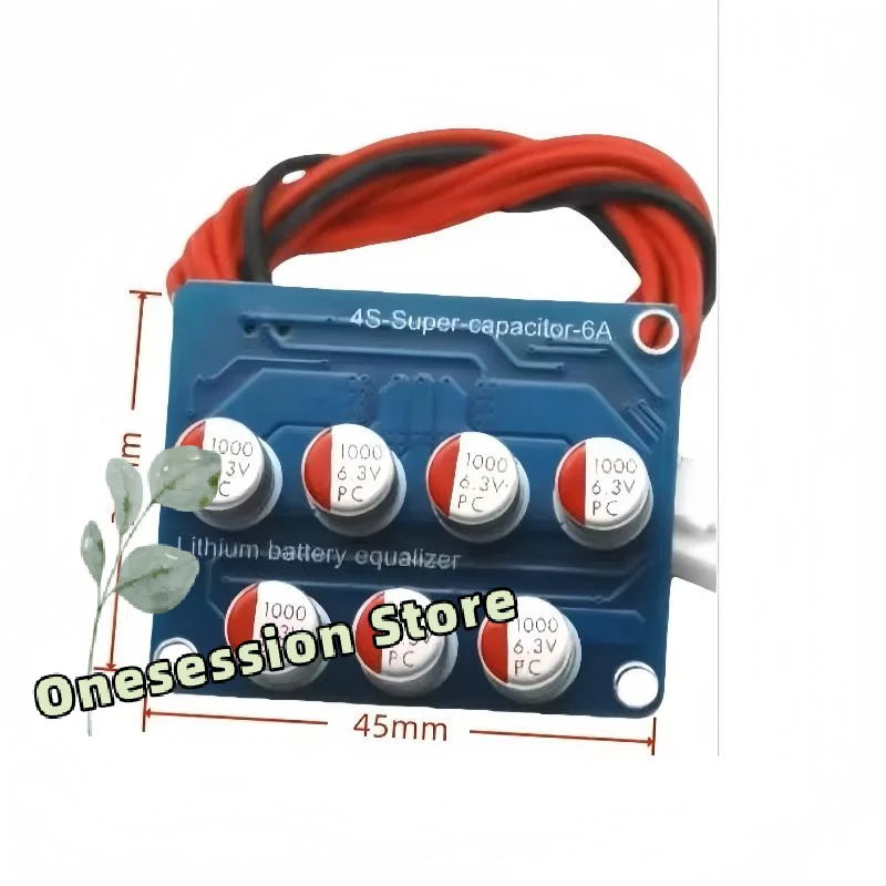 1 Set 4S 6A Active Capacitive Balancer Board High Power Transfer Battery Balance for Li Ion Battery Maintenance in Solar Storage