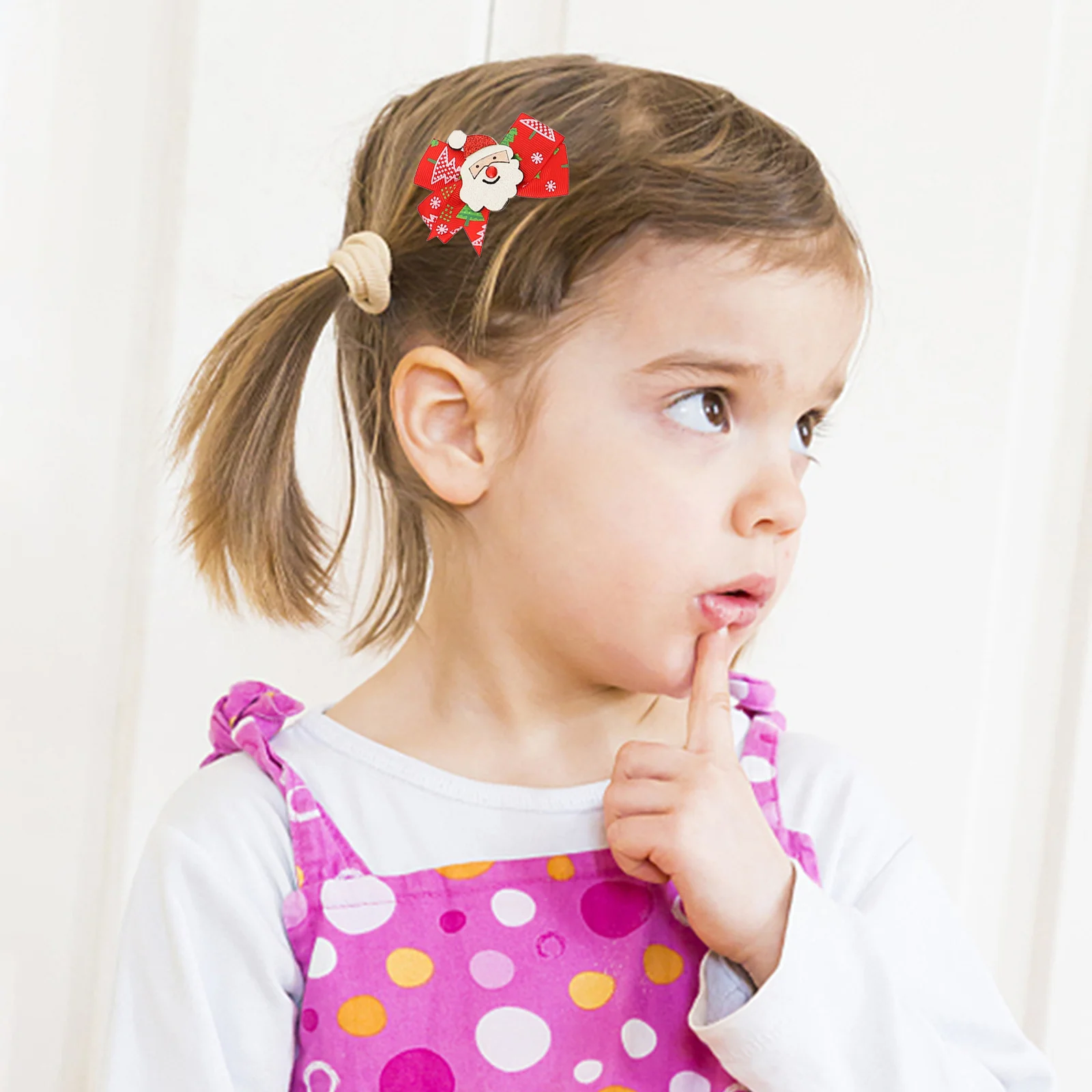 

12Pcs Christmas Hair Bows Ribbon Barrettes Xmas Party Girls Women Hair Accessories Festive Decor Bow Hairpin Bow Barrettes