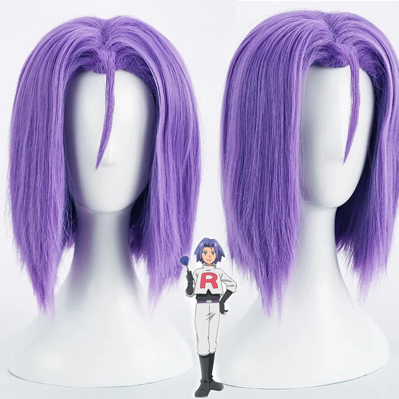 Anime Jessie en James Cosplay Kostuum Team Rocket Jessie Musashi James Kojirou Halloween Cosplay Kostuum Volledige Set Vrouwen Mannen - afbeelding 1