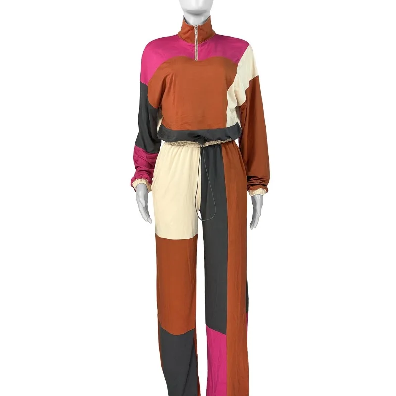 بدلة رياضية نسائية جديدة من ZEMOREXMZ مكونة من قطعتين، قابلة للغسل في الغسالة، مناسبة للربيع والخريف #1