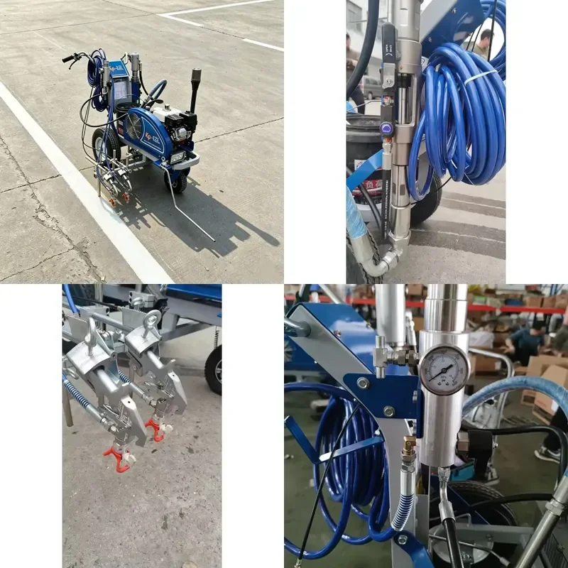 Airless Line Marking Machine for Parking Lots Highways Driveways Sports Fields Factory Courtyards School Playgrounds