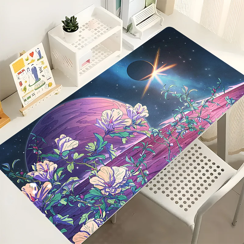 

Gaming Mouse Pad Multi Size Table Keyboard Pad Natural Landscape Mousepad Computer Exquisite Play Mat Rubber Mausepad Desk Mat