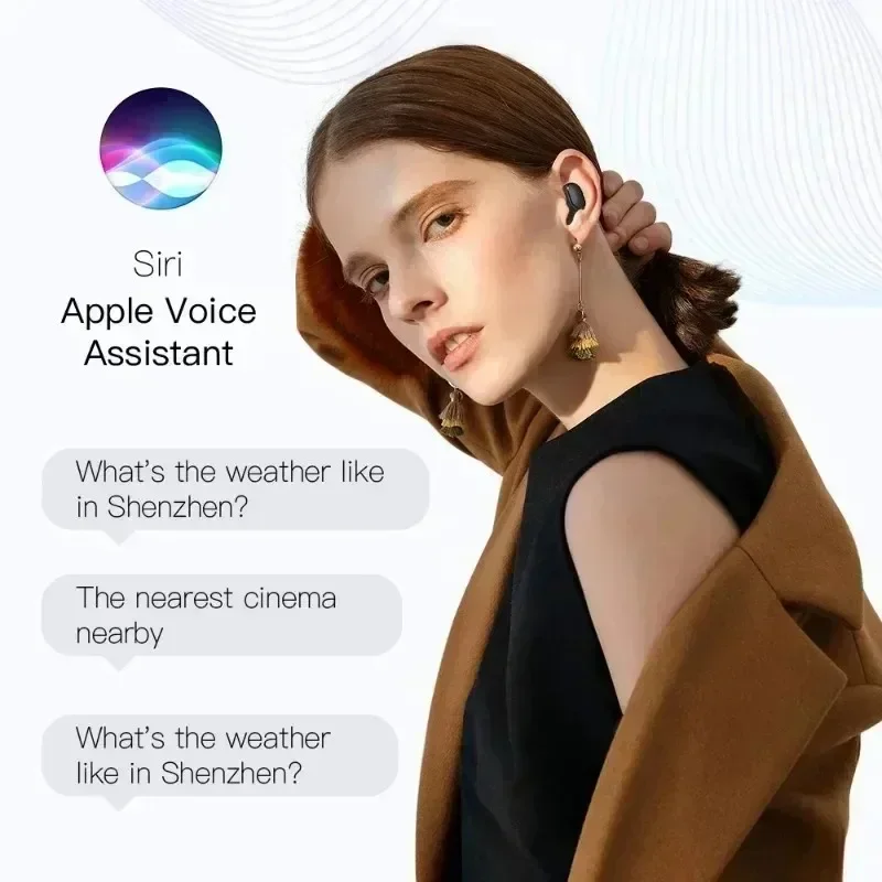 Bluetooth-наушники TWS E6S Fone, Беспроводная Bluetooth-гарнитура с шумоподавлением, гарнитура с микрофоном, наушники для Xiaomi, Huawei, Oppo