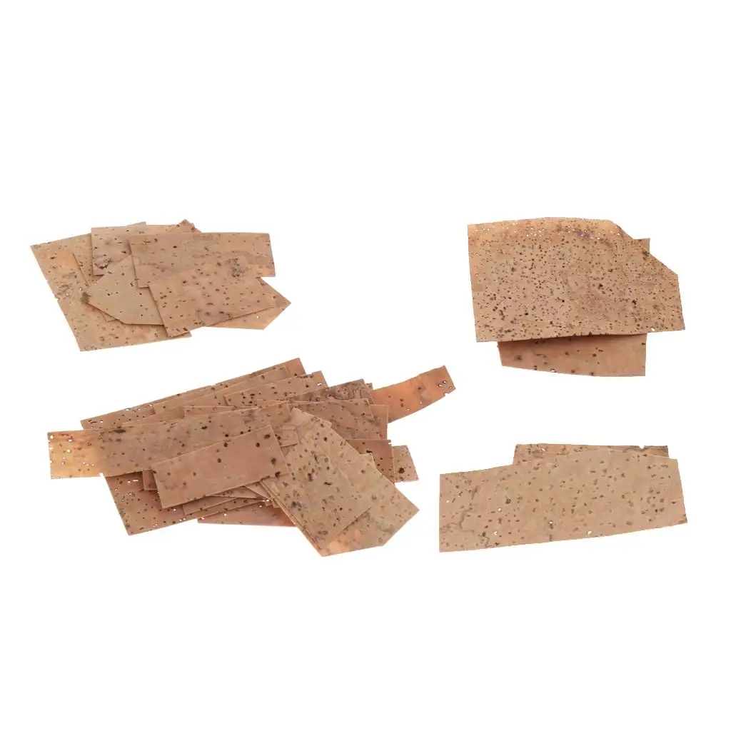 Wood Saxophone Clarinet Neck Joint Natural Cork Sheet Abrasion Resistant Sealing Pad for Alto Tenor Soprano Repair