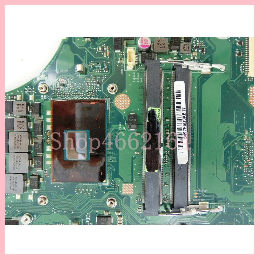 Imagem -05 - Placa-mãe Portátil para Asus N552vw Mainboard I76700hq Cpu Gtx960m-v4g Gpu N552 N552v N552vw N552vx Testado ok