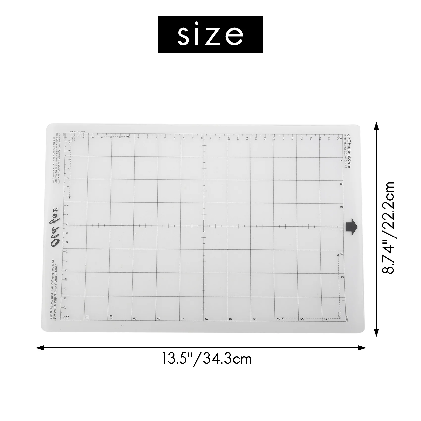 3Pcs Replacement Cutting Mat Adhesive Mat With Measuring Grid 8 By 12-Inch For Silhouette Cameo Explore Plotter Machine