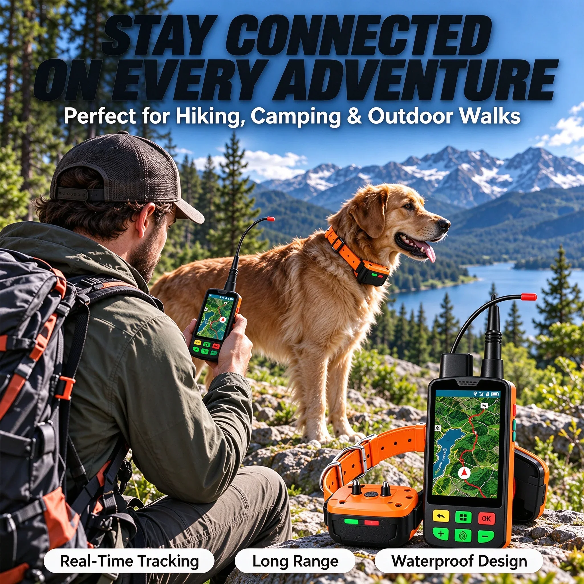 SIHAO Evcil Hayvan Eğitim Taki - Dog Gps Tracker Collar 4G Waterproof incelemesi ve fiyatı