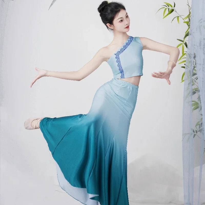 Paw Tradycyjna ludowa odzież sceniczna Taniec narodowy Dai Kostiumy taneczne Kobiecy trykot z rybim ogonem Dziewczyna Dancewear