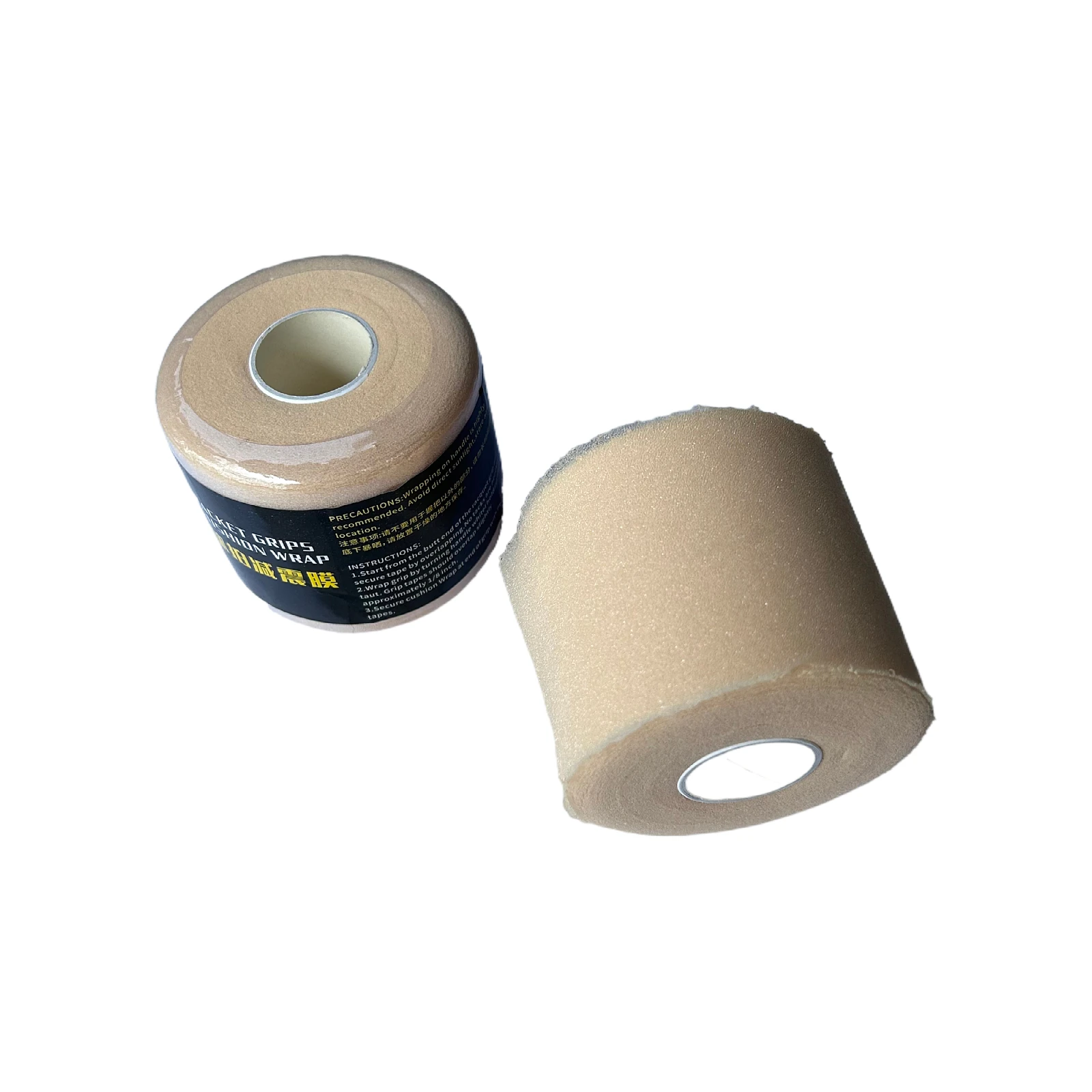 Impermeável Overgrip com almofada Wrap, Backing Film, raquete de tênis, amortecimento, alça de equilíbrio, badminton, 1pc