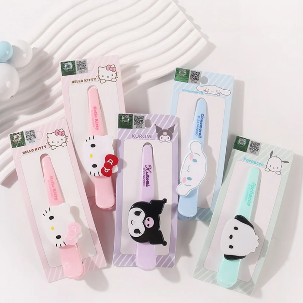 1/2 Stück Kuromi Cinnamoroll HelloKitty Haarspange Haaraccessoire Mädchen Übergroße Entenschnabelspange Prinzessin Gerade Spange Pony-Spange – Detail 4