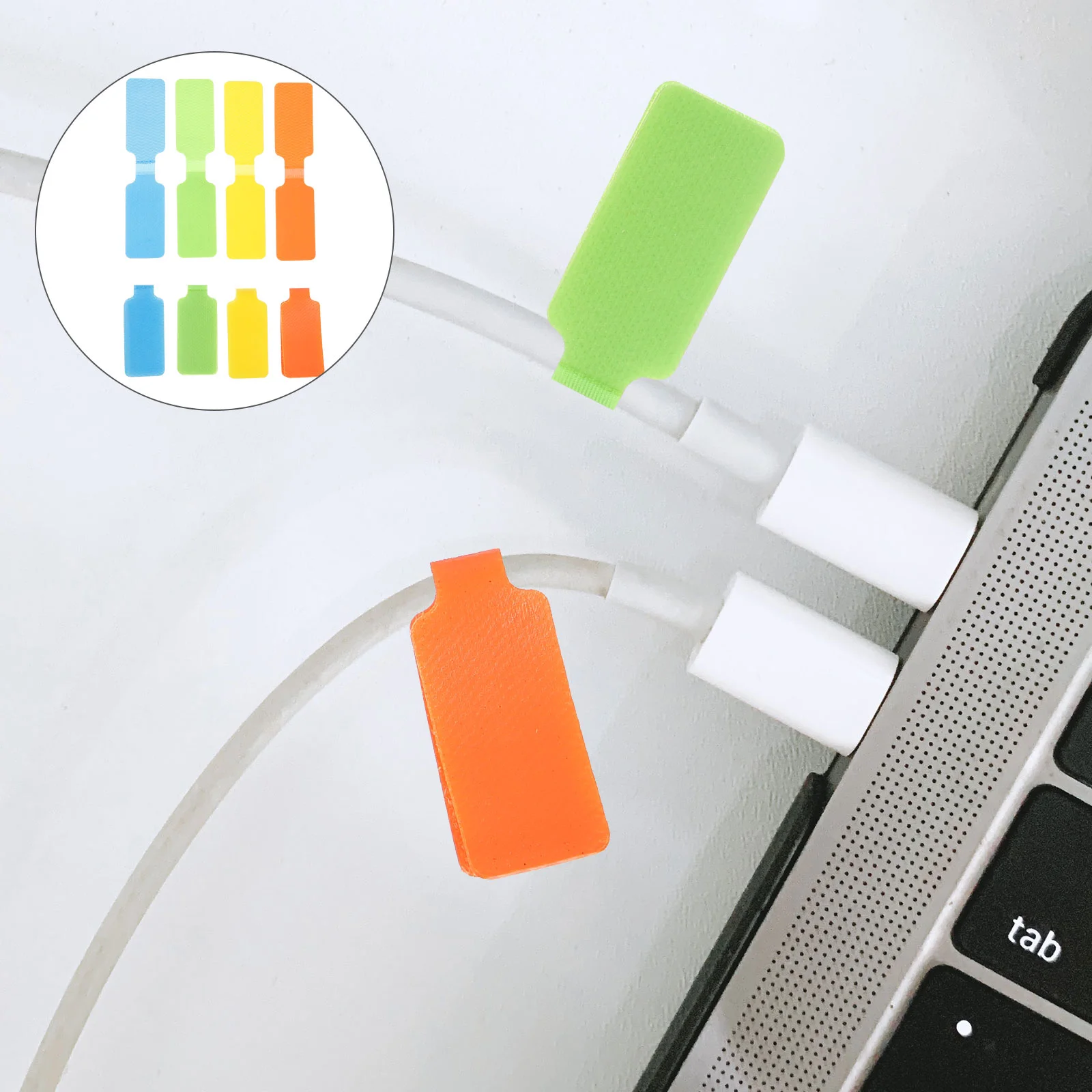 

50 Pcs Electrical Cable Ties Wire Label Ethernet Labels Cord Identification Tags