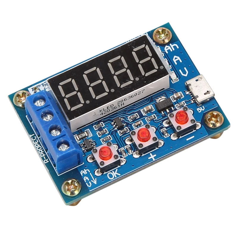 10X ZB2L3 Battery Tester LED Digital Display 18650 Lithium Battery Power Supply Test Resistance Lead-Acid Capacity