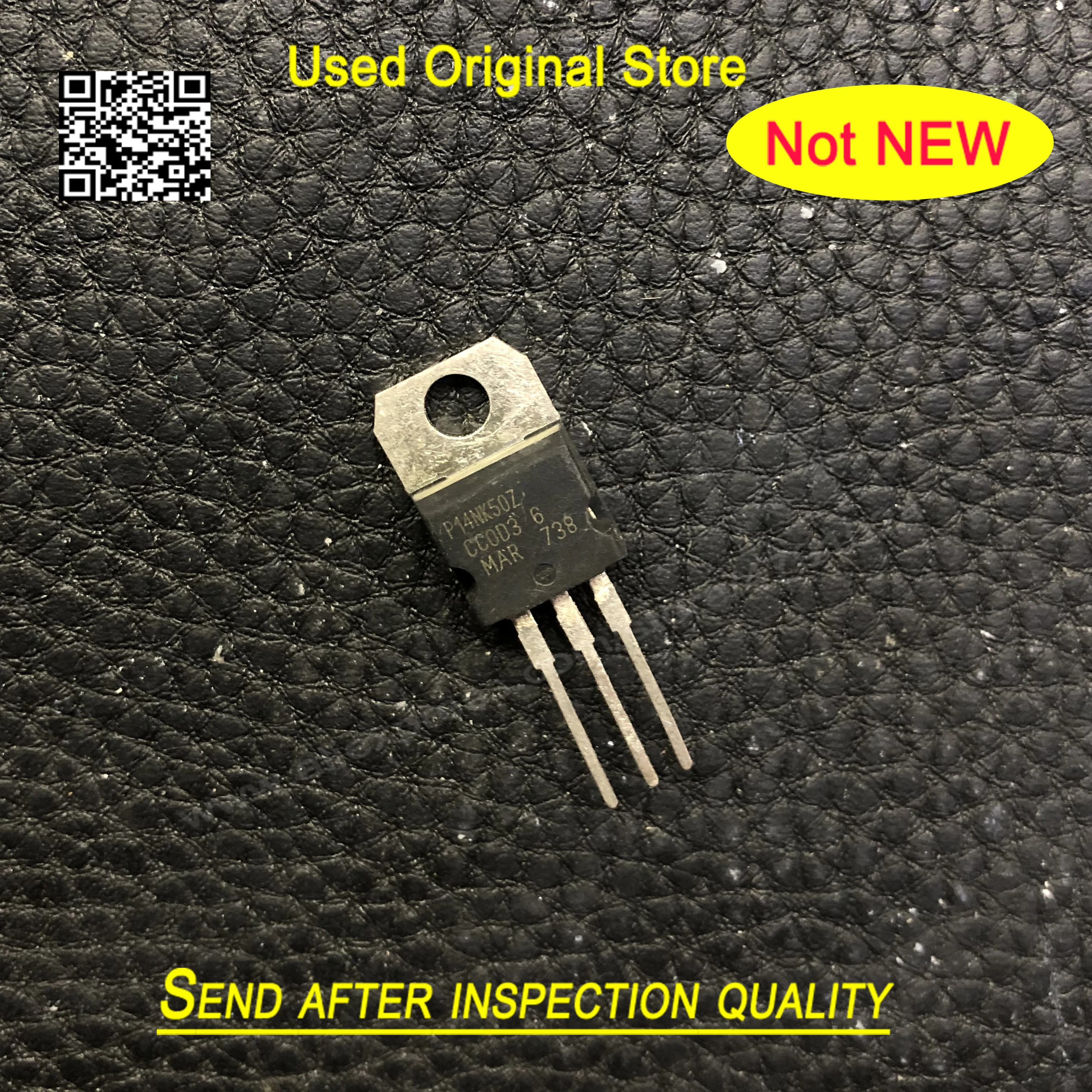 Used 5pcs P14NK50ZFP STP14NK50ZFP TO-220F Original disassembly