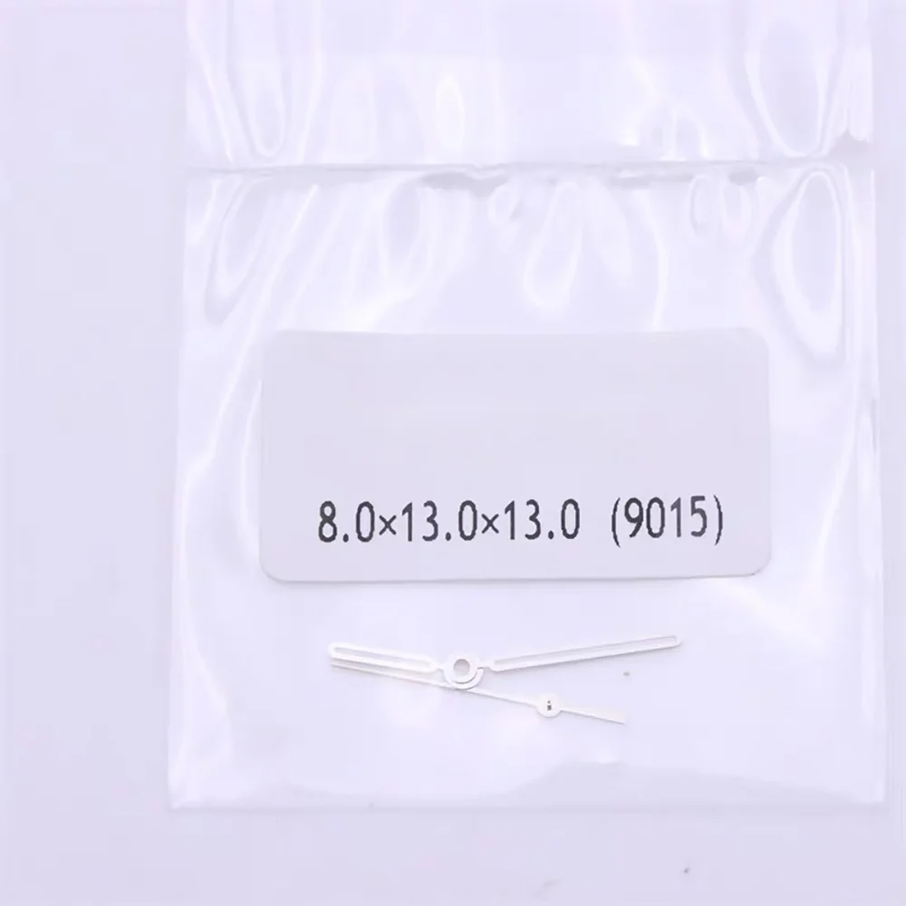 Acessórios de relógio ponteiros adequados para movimento 9015, peças de reparo de relógio, hora, minuto, segunda mão, agulha de relógio de 3 pinos