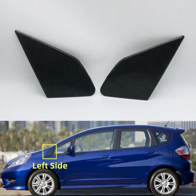 For Honda Fit Hatchback 2009 2010 2011 2012 2013 Car Front Left Right Door Side Trim Cover Cap Window Glass Garnish Panel