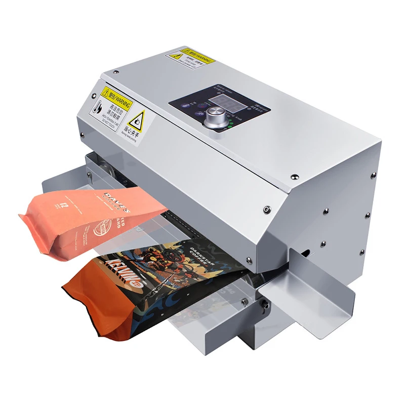 GLF-100 Commercial Continuous Sealing Machine for Tea Bags, Coffee Bags, and Aluminum Foil Bags Food Packaging Sealing