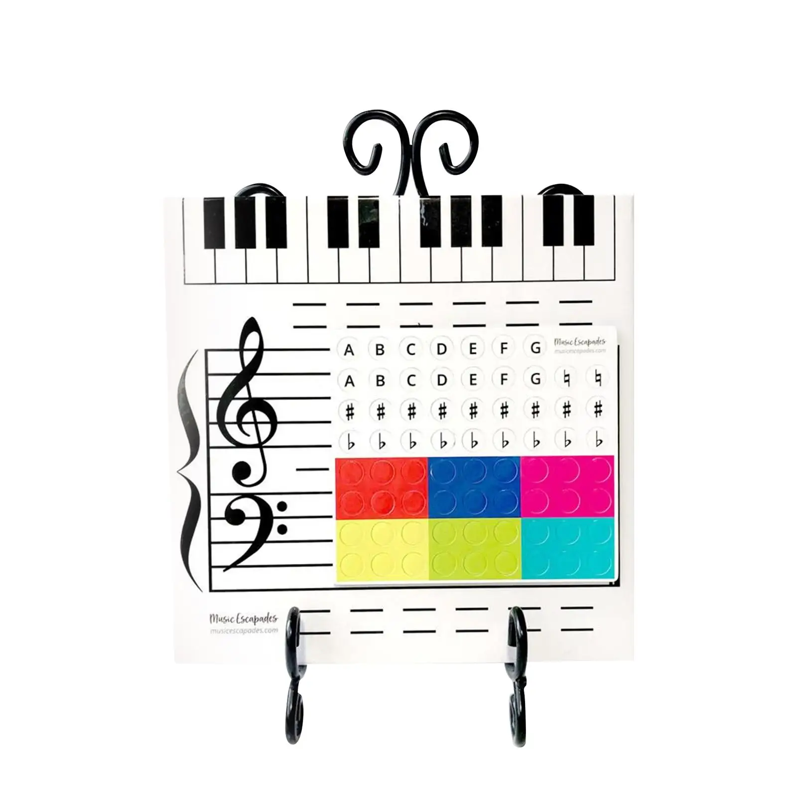 Music Symbol Writing Whiteboard Flexible for Outdoor Preschool Birthday