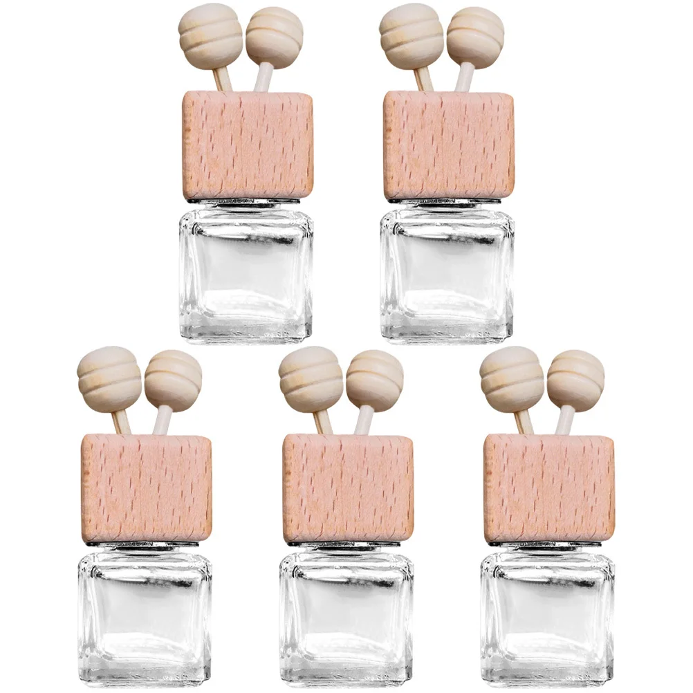 

5Pcs Car Perfume Bottle Refillable Aroma Diffuser for Automotive Air Vent Freshener Compact Scent Diffuser Home and Car Use