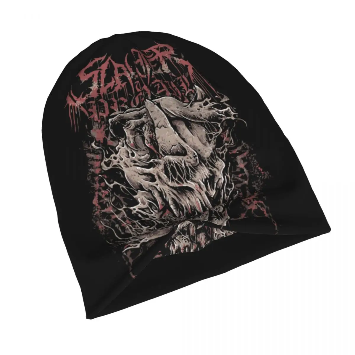 Baphomet Satan Lucifer Skullies Beanies Caps Slaughter To Prevail Thin Hat Autumn Spring Bonnet Hats Men Women's Street Ski Cap