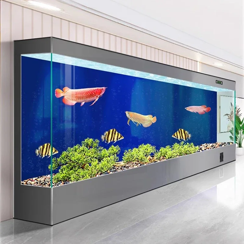 Italian Luxury Villa Fish Tanks Aquarium Modern Originality Living Room Aquatic Pet Supplies Ecology Pet Products Aquário FYFT