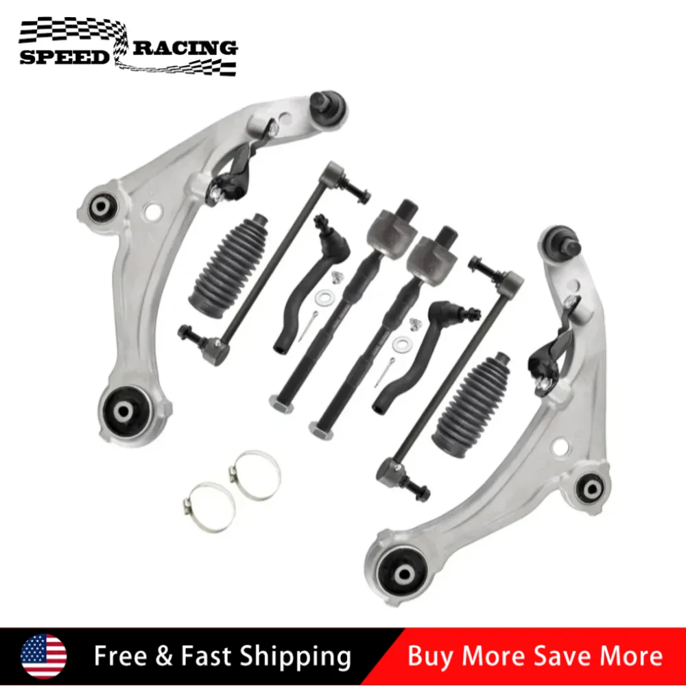 

DL3Z-6582-C Front Lower Control Arm Ball Joints Tie Rod Sway Bar For 2015-2022 Ford Transit-150 250 350 3.5L V6 Turbocharged