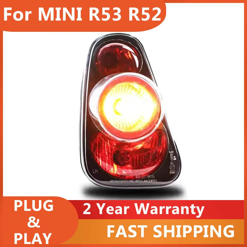 

Автомобильные аксессуары для задних фонарей Mini R52 2001-2006 Mini R53 Задний фонарь R50 DRL Противотуманный тормозной сигнал поворота заднего хода