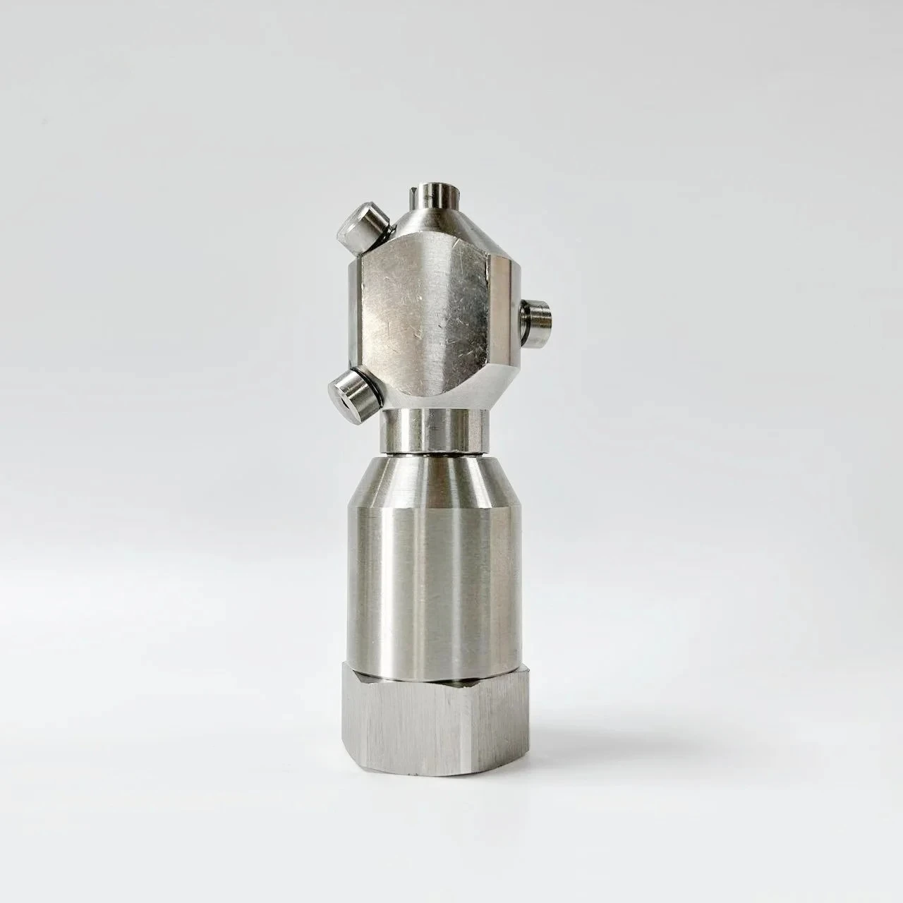 360° Rotating CIP Spray Ball​ - Automatic Stainless Steel Tank Cleaning Nozzle, Sanitary 1/2