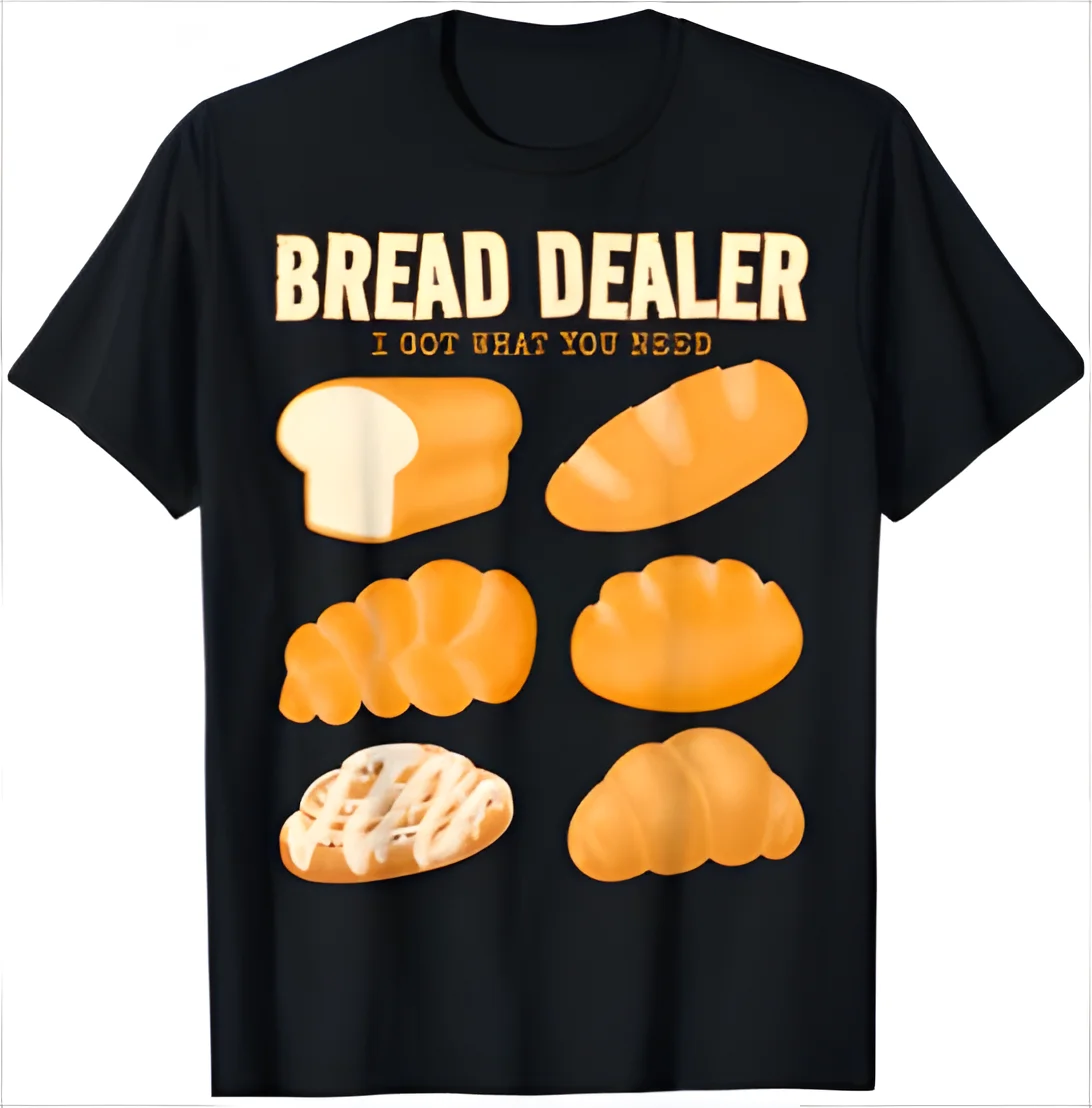 Bakery Funny Bread Baker Bread Dealer Making Dough Baking T-Shirt