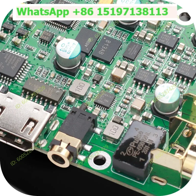 ES9038Q2M for Raspberry Pi DAC Audio Decoder Board, Coaxial Fiber I2S DSD512 Digital