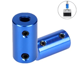 RAMPS 1pcs Aluminum Alloy Coupling Bore D14L25 5mm 6mm 8mm Blue Flexible Shaft Coupler Screw For Stepper Motor Accessories