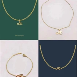 Kpop Idol  Jungkook Logo Necklace  BraceletTrend Personalized Men's and Women's Jewelry Fans Couple Gifts