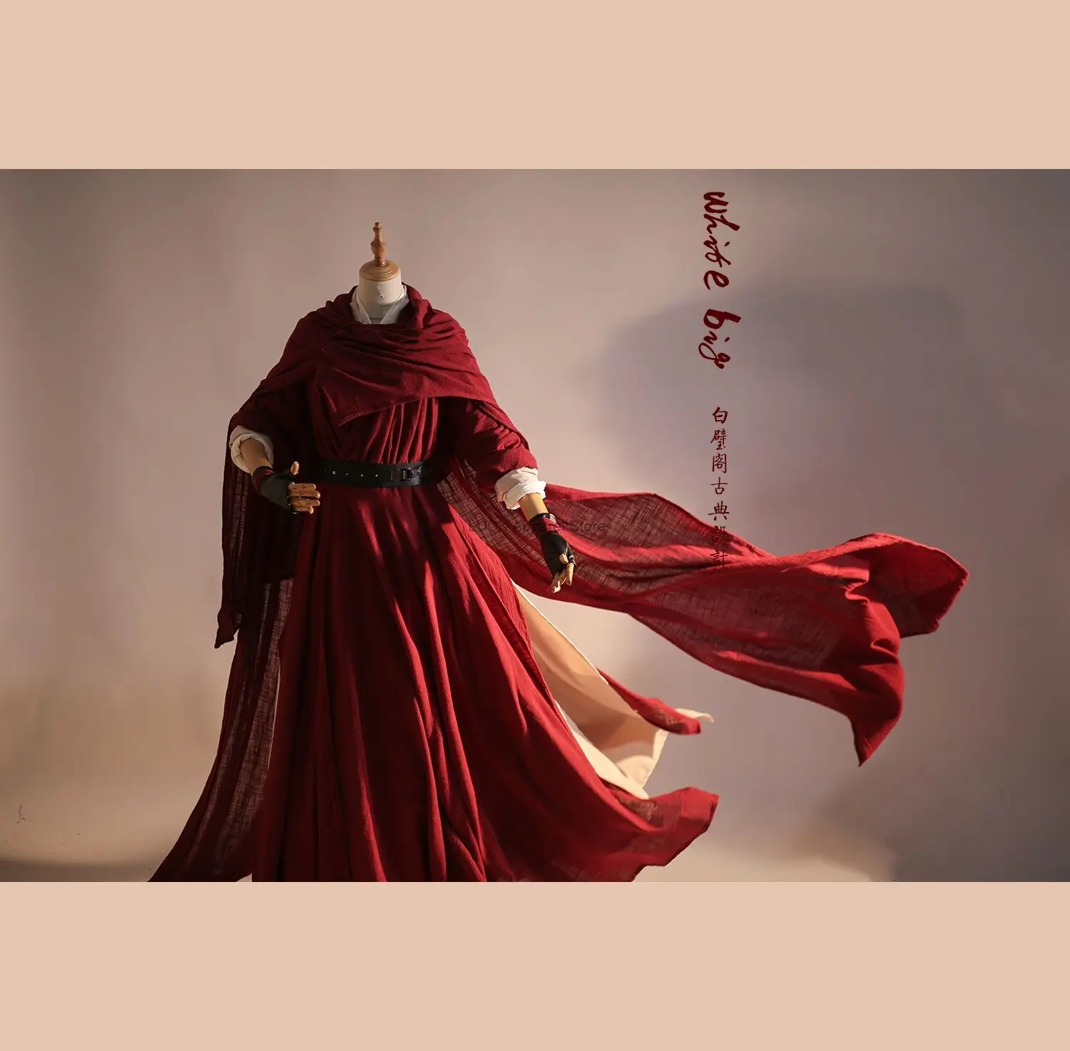 Red Hanfu Dress White Cliff Pavilion Chivalry And Martial Arts Costume Red Tk Kwai Cross Dressing Only Jianghu Dream Cosplay