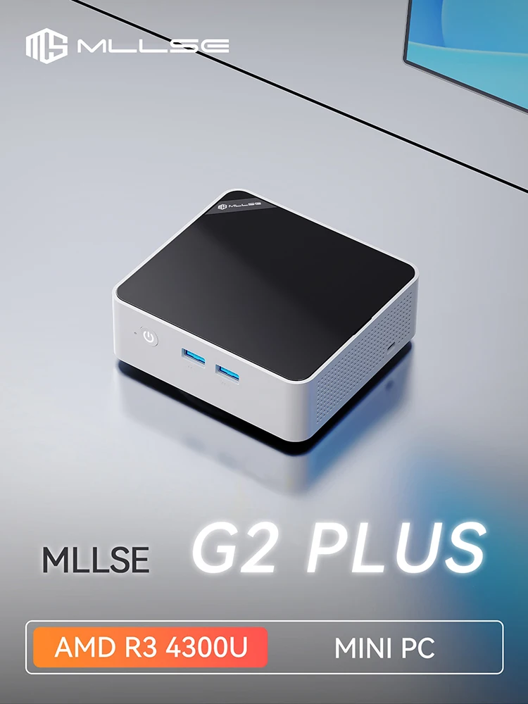 MLLSE Mini PC G2 Plus AMD Ryzen3 4300U Processor DDR4 16GB RAM 512GB SSD WiFi6 BT5.3 Windows 11 Pro Mini Desktop Computer - afbeelding 2