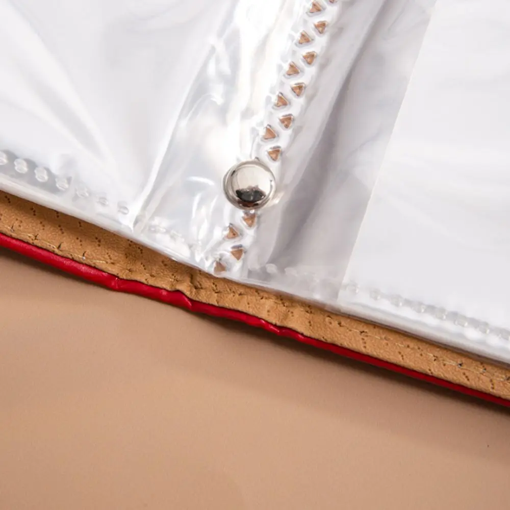 Cartoon Letter 100 Envelope Challenge Binder PU Leather Wallet Storage Cash Budget Notebook Cash Envelopes Savings Handbook