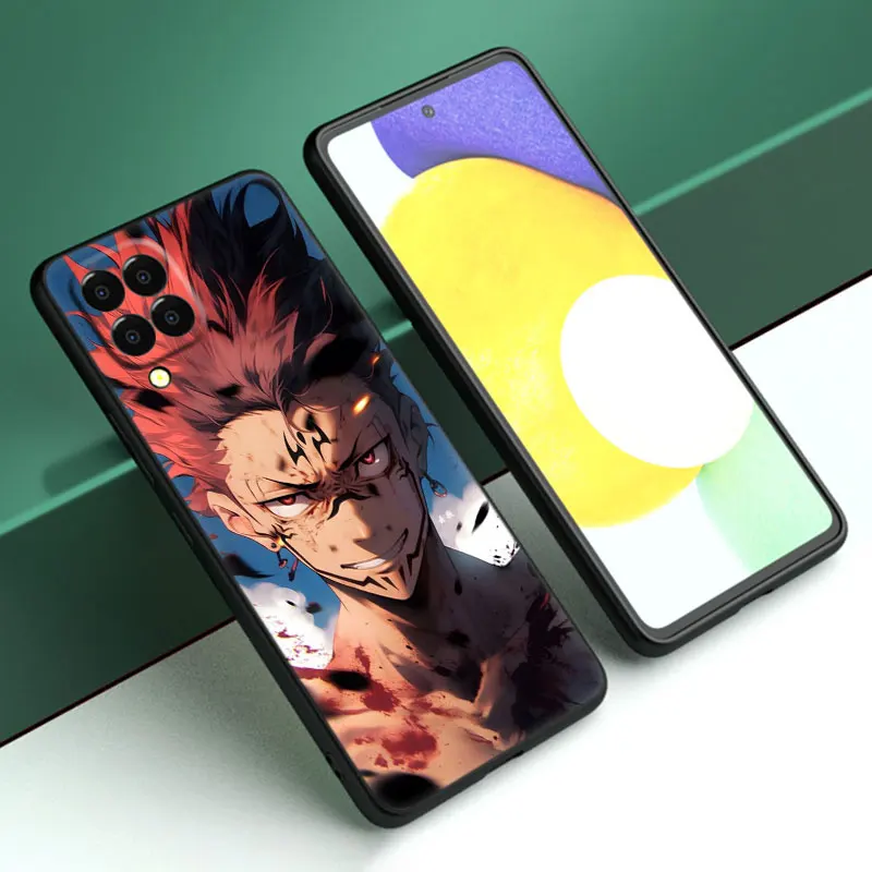 Anime Ryomen Sukuna Case For Samsung Galaxy M14 M54 M53 M34 M33 M52 M51 M32 M11 M12 M13 M21 M23 M30S Note 10 Lite Plus 20 Ultra