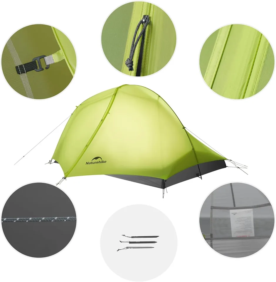 Naturehike 2025 新型スタートレイル超軽量3シーズンハイキングテント