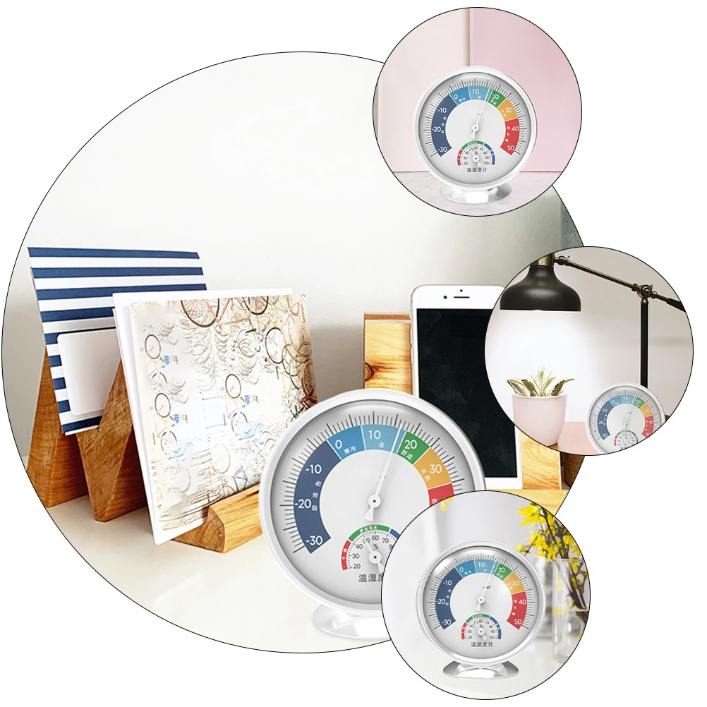 

Hygrothermograph Thermometer Accurate Simple Indoor Household Mini Rabbit Design Wall Table Dual Display Temperature Humidity