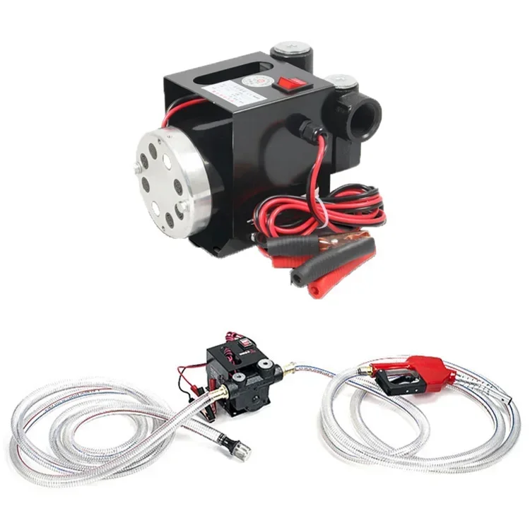 70L/Min Big Flow  Fuel Transfer Pump Mobile Oil  Dispenser DC 12V 24V Electric Hydraulic Oil Pump
