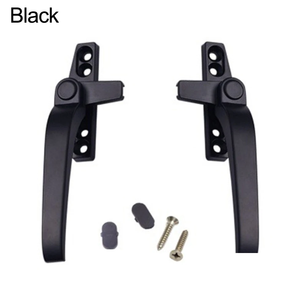 Home Security Hardware Kit Aesthetic Handles Casement Window Handles Black Enhanced Security Robust Construction