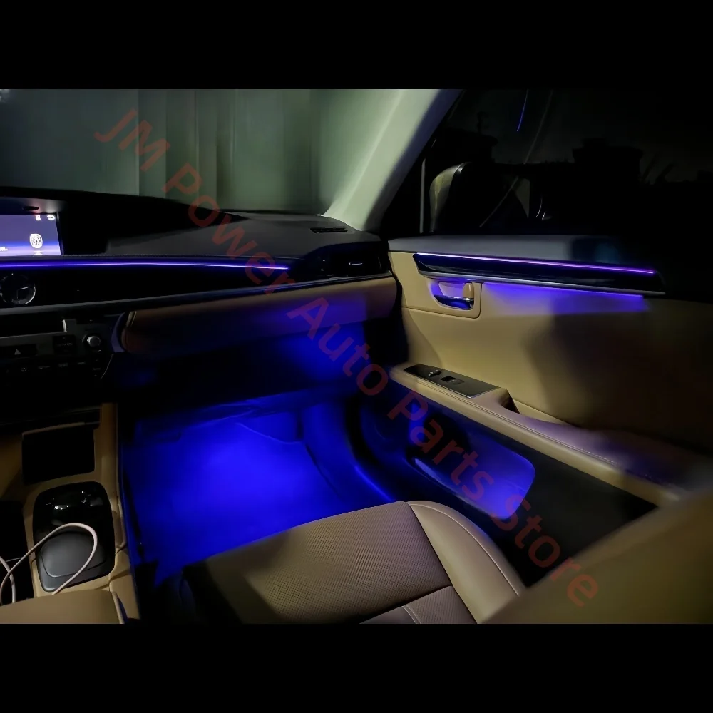 LED Ambient Light Fit for Lexus ES 2013-2017 Automotive interior lighting upgrade Car accessories Trim strip APP/ Button control