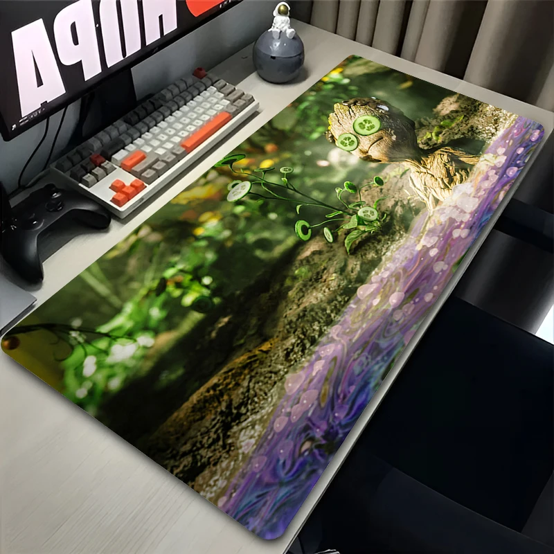 Marvel Groot  Mouse Pad HD Gaming Mousepad Laptop Office Desk Accessories XXL Large Computer Gaming Keyboard Mouse Mat Non Slip