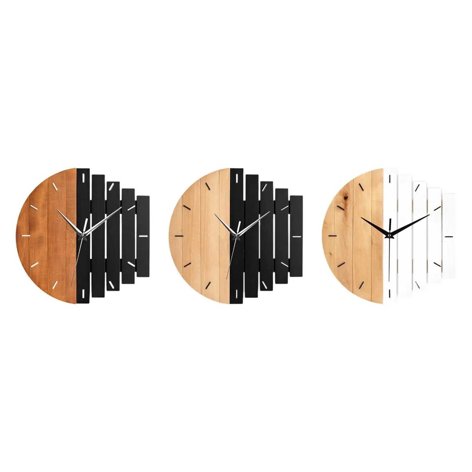 Wall Clock Wear Resistant Practical Decorative Easy to Use Sturdy Fashion Home Decor for Shop Indoor Bedroom Office Living Room