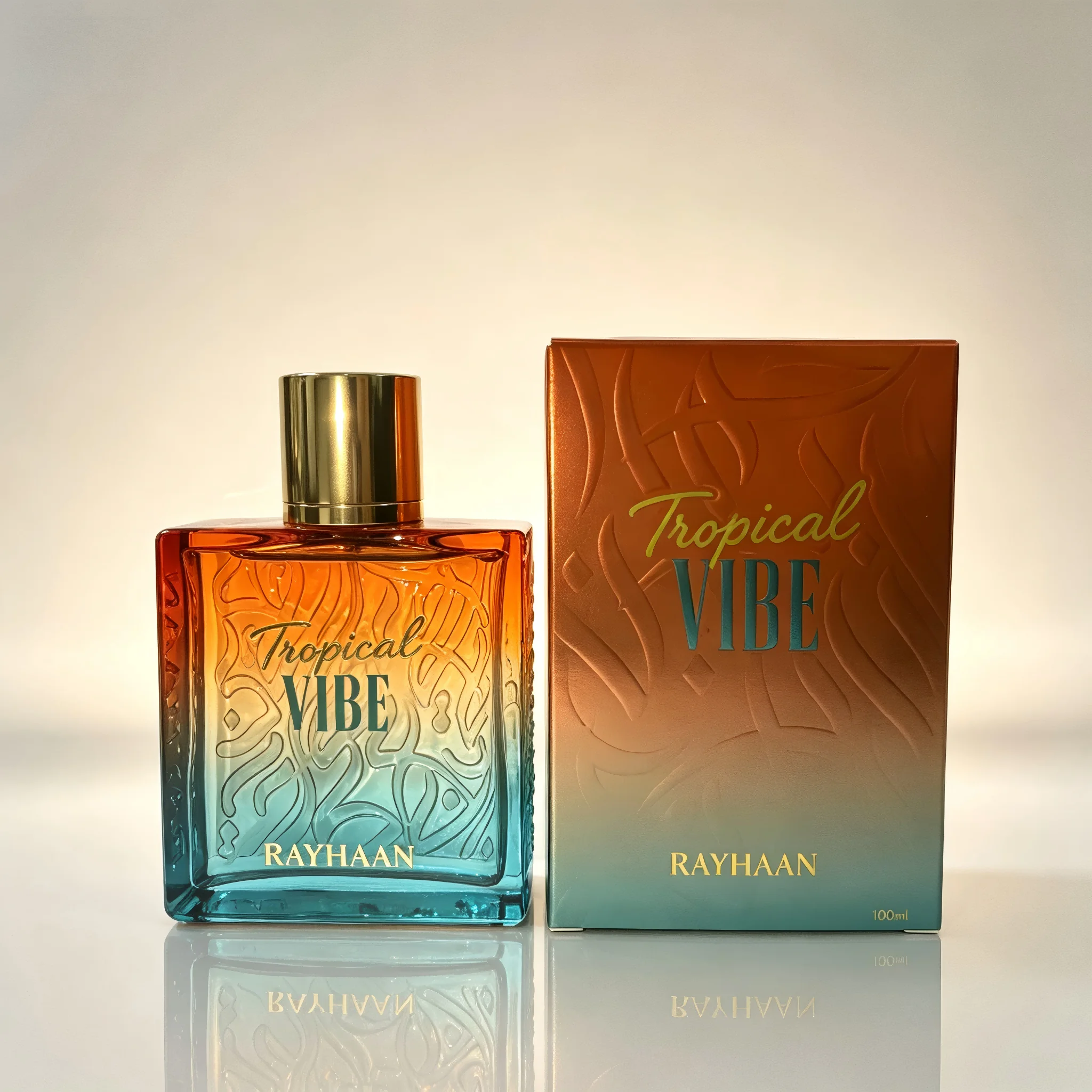 

Tropical Vibe by Rayhaan 100ml/3.4oz Eau de Parfum, Unisex Gift Fragrance with Warm Coconut & Exotic Floral Scent