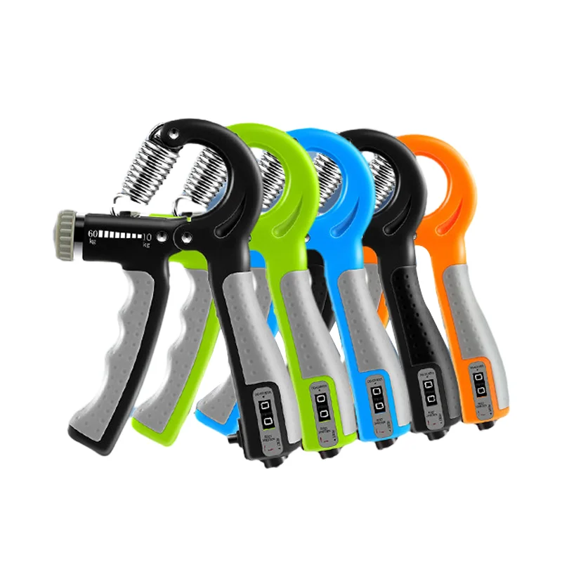 Popular Adjustable Hand Grip Strengthener with Counter Gym Home Use Finger Training Hand Grip