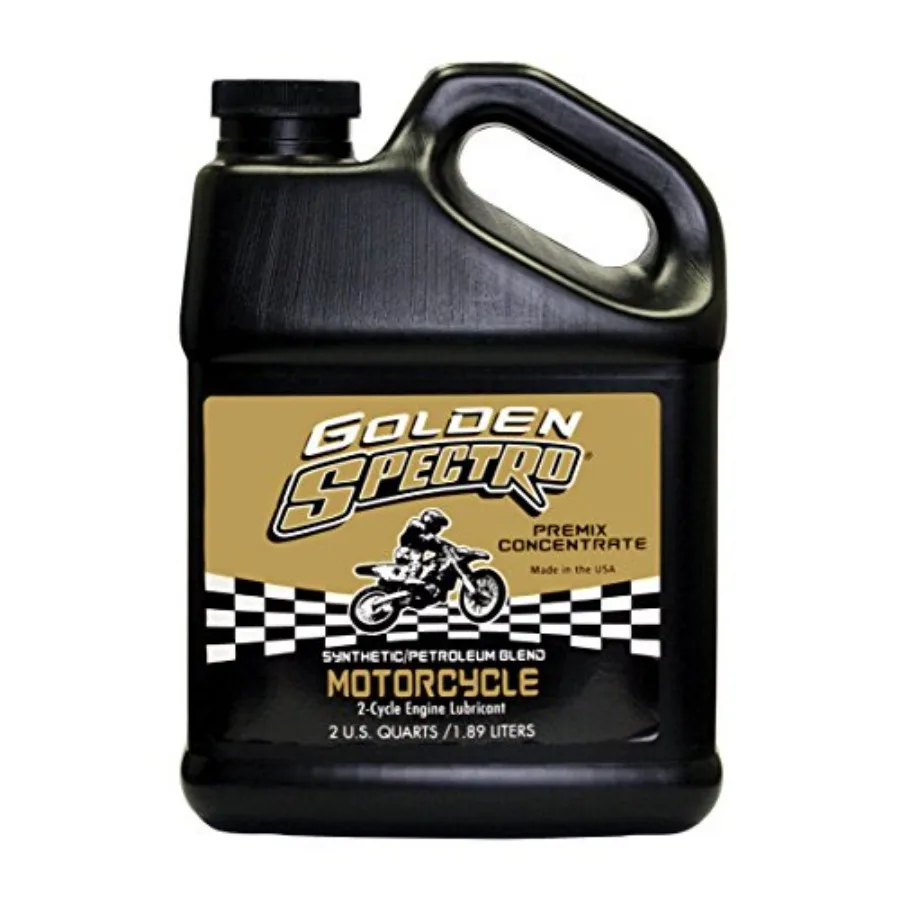 

2-Cycle Synthetic Blend Premix Oil for High-Performance Engines Golden Color 1/2 Gallon Lightweight Formula for Optimal Engine